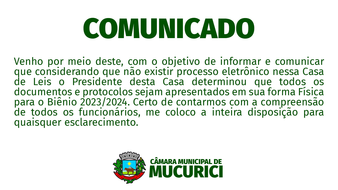 COMUNICADO